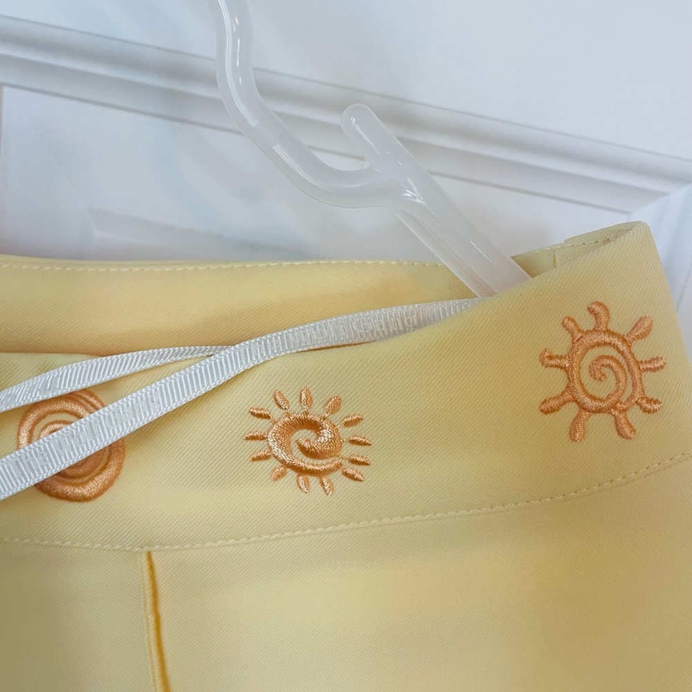 Yellow Lightweight Tailored Trousers - Picture 8 of 9